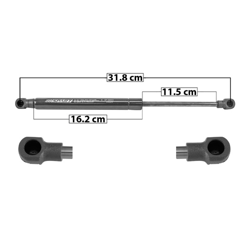 [004-1228-03] AMORTIGUADOR CAJUELA FD MUSTANG/CONVERTIBLE 15-20  CAJUELA SIN SPOILER 31.8 16.5 11.5 350 78.68 35.69 290 65.19 29.57 SPART 8854 Derecho/Izquierdo   