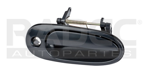 [012-0668-00] MANIJA EXTERIOR PT GRAND AM 99-05  OD ALERO 99-04  CON HOYO PARA LLAVE NEGRA PLASTICO HUSHAN Derecho Delantera  