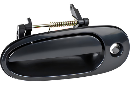 [012-0668-01] MANIJA EXTERIOR PT GRAND AM 99-05  OD ALERO 99-04  CON HOYO PARA LLAVE NEGRA PLASTICO HUSHAN Izquierdo Delantera  