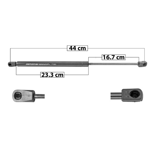 [004-1232-03] AMORTIGUADOR COFRE FD SUPER DUTY 17-22  44 23.3 16.7 255 57.32 26 195 43.83 19.88 SPART 8200 Derecho/Izquierdo   