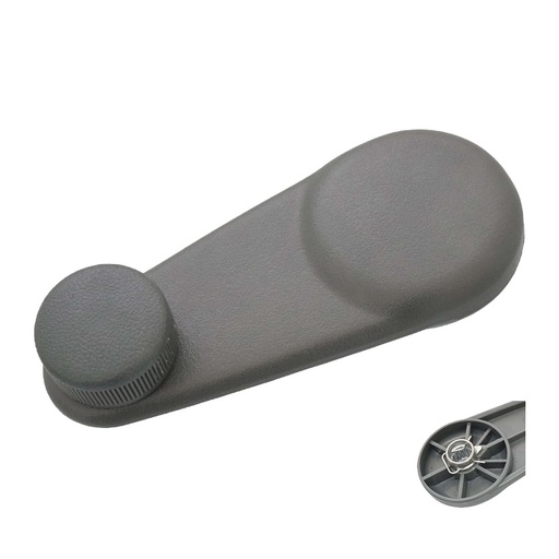 [012-0669-02] MANIJA DE ELEVAR CV GEO METRO 95-01  SZ SWIFT 89-01  BASE DE ZINC PERILLA GRIS PLASTICO GRIS HUSHAN    