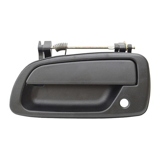 [012-4003-01] MANIJA EXTERIOR HN SERIE 300 08-16  FO AUMARK 10-16  CON HOYO PARA LLAVE CORRUGADA NEGRA PLASTICO HUSHAN Izquierdo Delantera  