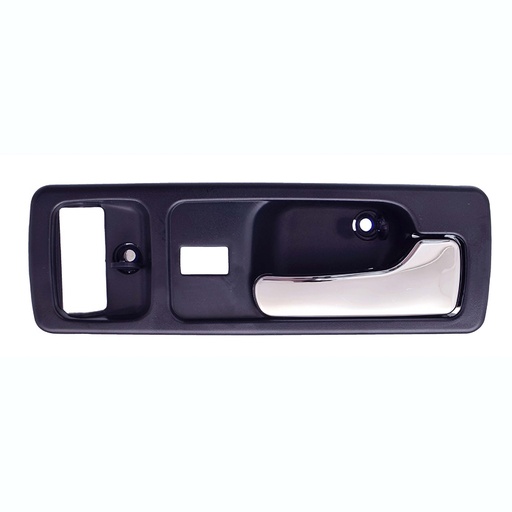 [012-1301-D8] MANIJA INTERIOR HD ACCORD 2P COUPE 90-93  CON HOYO PARA SEGURO SEGURO ELECTRICO AZUL/CROMADA PLASTICO HUSHAN Derecho Delantera  