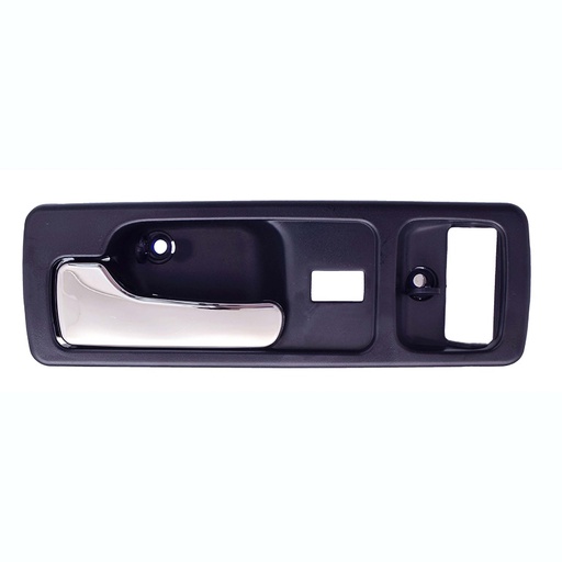 [012-1301-D9] MANIJA INTERIOR HD ACCORD 2P COUPE 90-93  CON HOYO PARA SEGURO SEGURO ELECTRICO AZUL/CROMADA PLASTICO HUSHAN Izquierdo Delantera  