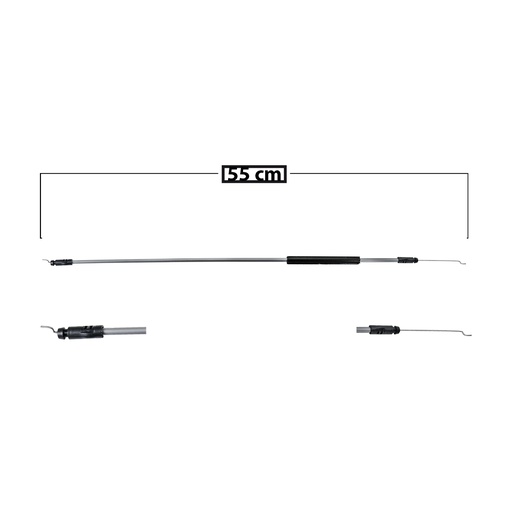 [108098] CHICOTE CERRADURA HD CITY 15-20  55 CM GENERICA Derecho Trasera  