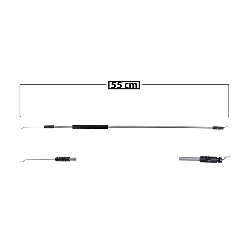 [108099] CHICOTE CERRADURA HD CITY 15-20  55 CM GENERICA Izquierdo Trasera  