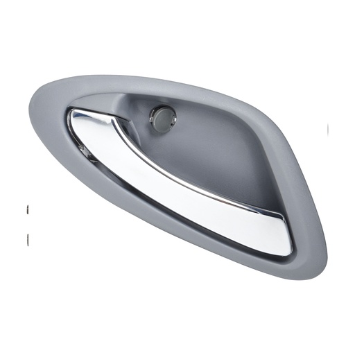 [012-1310-19] MANIJA INTERIOR HD CITY 02-08/FIT 06-08  GRIS/CROMO PLASTICO HUSHAN Izquierdo Delantera/Trasera  