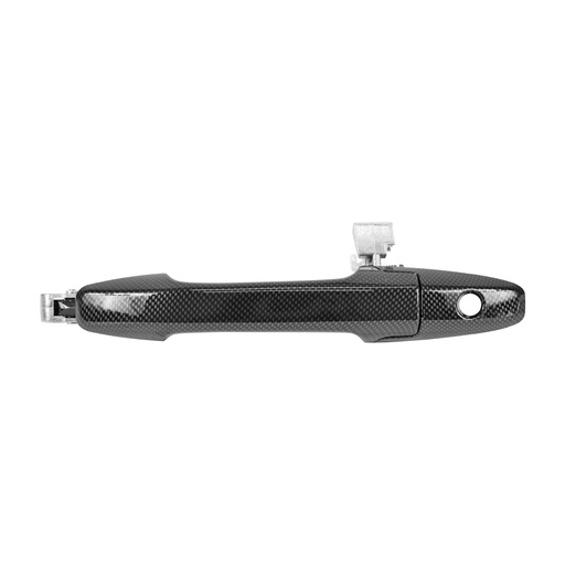 [012-1302-83] MANIJA EXTERIOR HD CIVIC 06-11/PILOT 09-15  CON HOYO PARA LLAVE FIBRA DE CARBON NEGRA PLASTICO HUSHAN Izquierdo Delantera  