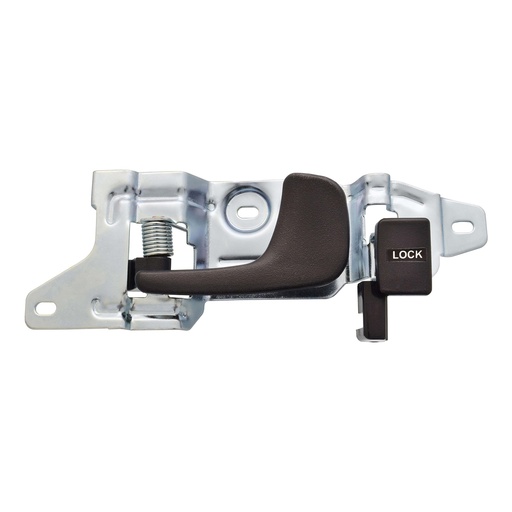 [012-1302-75] MANIJA INTERIOR HD CIVIC 2P COUPE 92-95  NEGRO ZINC CON PLASTICO HUSHAN Izquierdo Delantera  