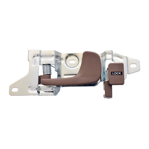 [012-1302-99] MANIJA INTERIOR HD CIVIC 2P COUPE 92-95  CAFE ZINC CON PLASTICO HUSHAN Izquierdo Delantera  