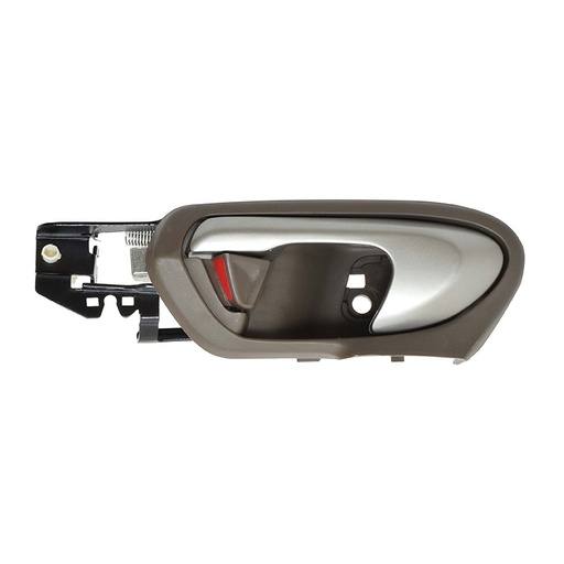 [012-1302-95] MANIJA INTERIOR HD CIVIC 2P COUPE 06-11  CAFE/PLATA PLASTICO HUSHAN Izquierdo Delantera  