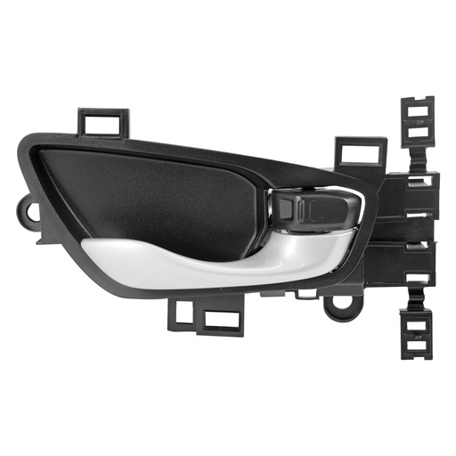 [012-1302-96] MANIJA INTERIOR HD CIVIC 2P COUPE 16-21/4P SEDAN 16-20/INSIGHT 19-21  NEGRO/PLATA PLASTICO HUSHAN Derecho Delantera/Trasera  