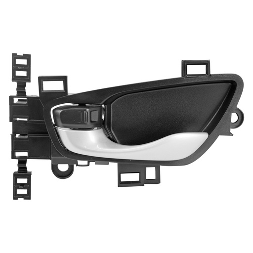[012-1302-97] MANIJA INTERIOR HD CIVIC 2P COUPE/4P SEDAN 16-21  NEGRO/PLATA PLASTICO HUSHAN Izquierdo Delantera/Trasera  