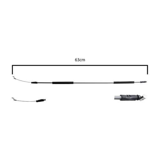 [108104] CHICOTE CERRADURA HD CIVIC 2P COUPE / 4P SEDAN 16-21  63 CM GENERICA Derecho/Izquierdo Delantera  