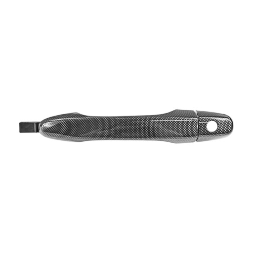 [107031] MANIJA EXTERIOR HD CIVIC 2P COUPE / 4P SEDAN 12-15  CON HOYO FIBRA DE CARBON NEGRA PLASTICO HUSHAN Izquierdo Delantera  
