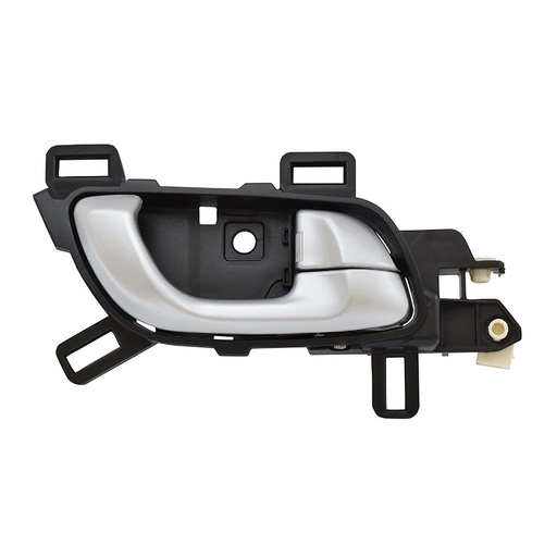 [012-1302-86] MANIJA INTERIOR HD CIVIC 2P COUPE / 4P SEDAN 12-15  NEGRO/PLATA PLASTICO HUSHAN Derecho Delantera/Trasera  