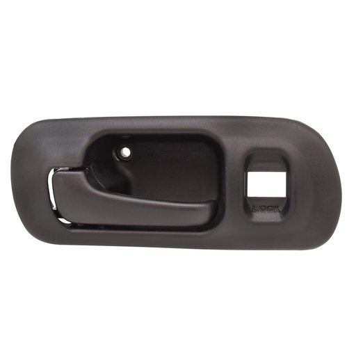 [012-1302-65] MANIJA INTERIOR HD CIVIC 4P SEDAN 96-00  CON HOYO PARA SEGURO NEGRO PLASTICO HUSHAN Izquierdo Delantera  