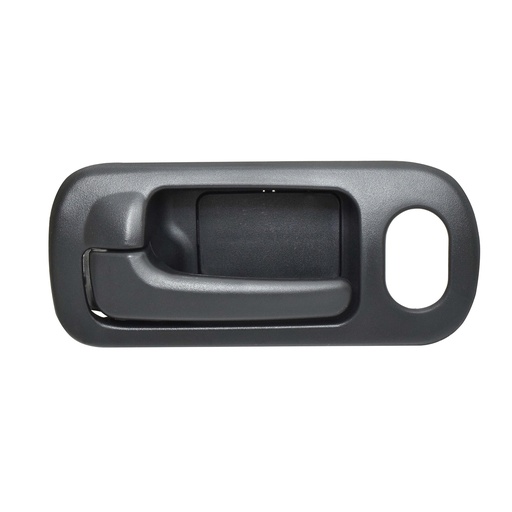 [012-1302-69] MANIJA INTERIOR HD CIVIC 4P SEDAN 01-05  CON HOYO PARA SEGURO NEGRO PLASTICO HUSHAN Izquierdo Delantera  