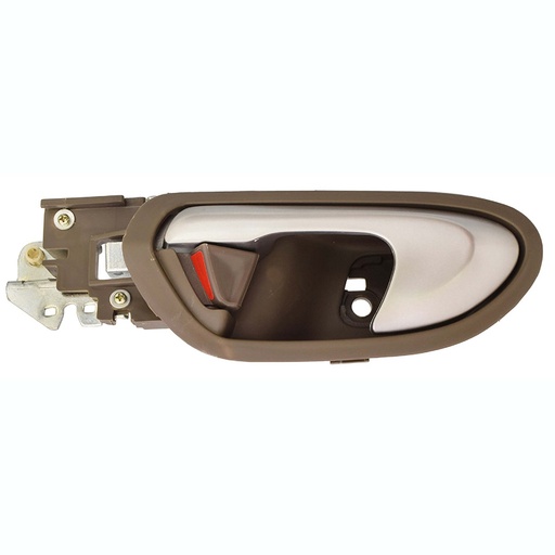 [012-1302-61] MANIJA INTERIOR HD CIVIC 4P SEDAN 06-11  CAFE/PLATA PLASTICO HUSHAN Izquierdo Delantera  