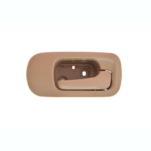 [012-1303-22] MANIJA INTERIOR HD CR-V 02-06  SIN HOYO PARA SEGURO BEIGE PLASTICO HUSHAN Derecho Delantera  