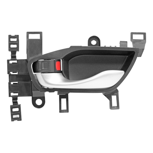 [012-1303-51] MANIJA INTERIOR HD CR-V 17-20  NEGRO/PLATA PLASTICO HUSHAN Izquierdo Delantera/Trasera  