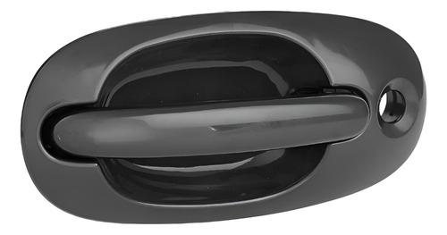 [012-0703-05] MANIJA EXTERIOR CR VOYAGER/TOWN & COUNTRY  DG CARAVAN 96-00  CON HOYO PARA LLAVE LISA PARA PINTAR NEGRA PLASTICO HUSHAN Izquierdo Delantera  