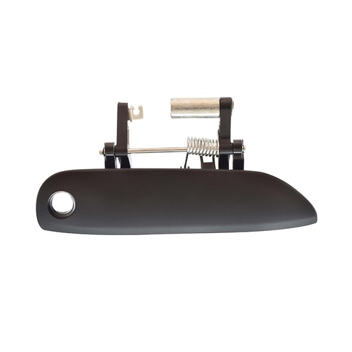 [012-1304-16] MANIJA EXTERIOR HD FIT 09-14  CON HOYO PARA LLAVE LISA PARA PINTAR NEGRA PLASTICO HUSHAN Derecho Delantera  