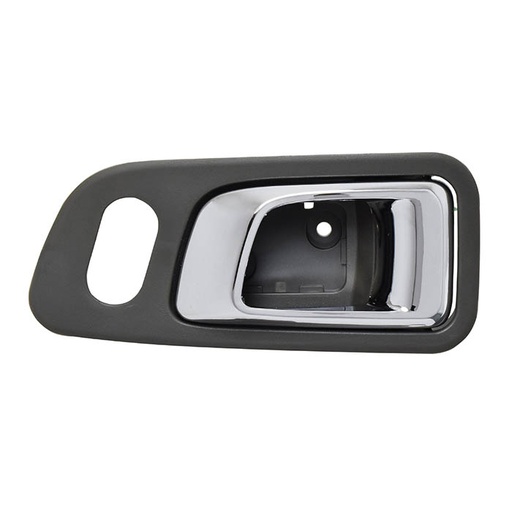 [012-1307-10] MANIJA INTERIOR HD PILOT 03-08  CON HOYO PARA SEGURO GRIS/CROMO PLASTICO HUSHAN Derecho Delantera  