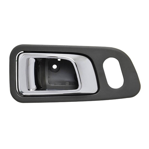 [012-1307-11] MANIJA INTERIOR HD PILOT 03-08  CON HOYO PARA SEGURO GRIS/CROMO PLASTICO HUSHAN Izquierdo Delantera  