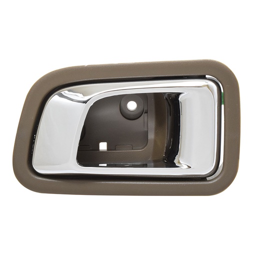 [012-1307-16] MANIJA INTERIOR HD PILOT 03-08  CAFE/CROMADO PLASTICO HUSHAN Derecho Trasera  