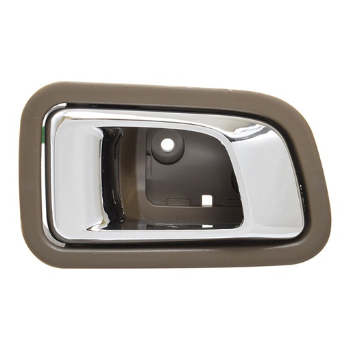 [012-1307-17] MANIJA INTERIOR HD PILOT 03-08  CAFE/CROMADO PLASTICO HUSHAN Izquierdo Trasera  