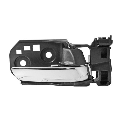 [012-1307-18] MANIJA INTERIOR HD PILOT 16-21  CROMADA/NEGRA PLASTICO HUSHAN Derecho Delantera/Trasera  
