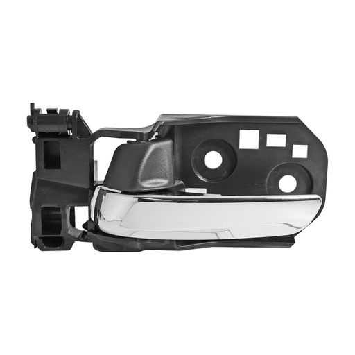 [012-1307-19] MANIJA INTERIOR HD PILOT 16-21  CROMADA/NEGRA PLASTICO HUSHAN Izquierdo Delantera/Trasera  