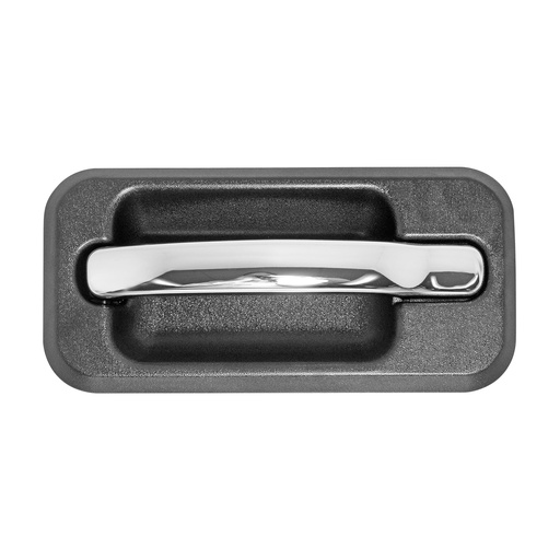 [012-3302-13] MANIJA EXTERIOR HM H2 SUT/SUV 03-09  CROMADA/NEGRA HUSHAN Izquierdo Trasera  