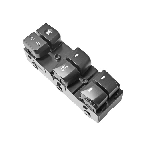 [70895] CONTROL ELECTRICO HY ELANTRA 13-16  DE ELEVADOR 16 PINS 6 TECLAS NEGRO 12VCC MANIJAUTO    