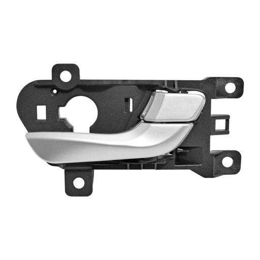 [012-3404-16] MANIJA INTERIOR HY SANTA FE 13-18  PLATA PLASTICO HUSHAN Derecho Delantera  