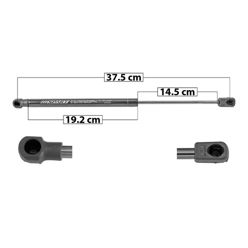 [004-1601-04] AMORTIGUADOR COFRE JP CHEROKEE 14-18  37.5 19.2 14.5 245 55.07 24.98 185 41.58 18.86 SPART 8598 Derecho/Izquierdo   