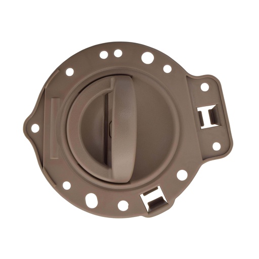 [012-1603-11] MANIJA INTERIOR JP COMMANDER 06-10  CON BASE CAFE PLASTICO HUSHAN Izquierdo Delantera/Trasera  