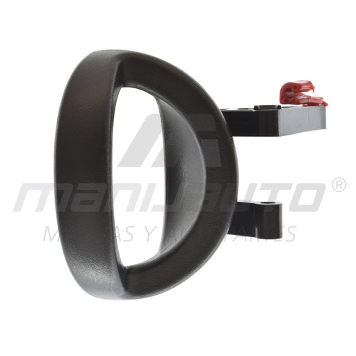 [012-1607-14] MANIJA INTERIOR JP LIBERTY SPORT 02-07/COMMANDER 06-10  NEGRO PLASTICO SOLO REPUESTO+RESORTE+PERNO HUSHAN Derecho Delantera/Trasera  
