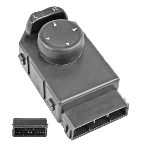 [222-1607-03] CONTROL ELECTRICO JP LIBERTY 02-07  DE ESPEJO 7 PIN NEGRO 12VCC MANIJAUTO    