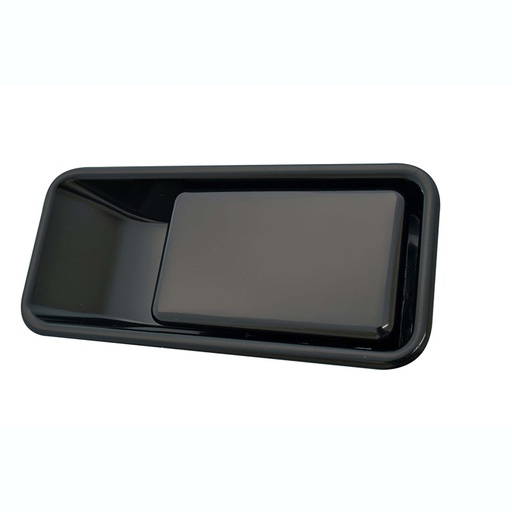 [012-1609-23] MANIJA EXTERIOR JP WRANGLER 87-06  MEDIA PUERTA LISA NEGRA ZINC HUSHAN Izquierdo Delantera  