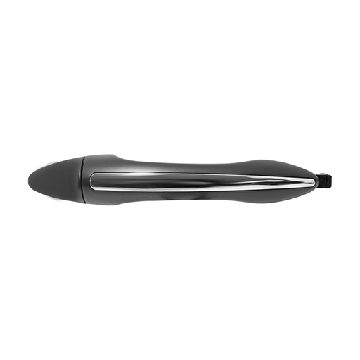 [012-3507-00] MANIJA EXTERIOR KI FORTE 14-18  SIN HOYO PARA LLAVE LISA PARA PINTAR NEGRA/CROMO PLASTICO HUSHAN Derecho/Izquierdo Delantera/Trasera  