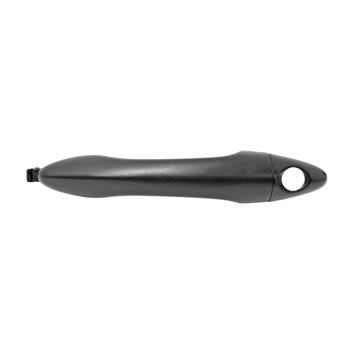 [012-3507-05] MANIJA EXTERIOR KI FORTE 14-18  CON HOYO PARA LLAVE LISA NEGRA PLASTICO HUSHAN Izquierdo Delantera  