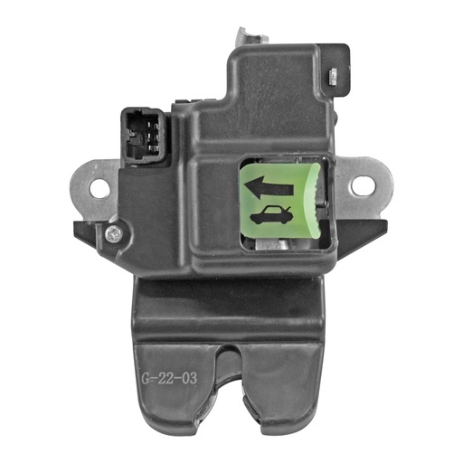[002-3506-00] CHAPA DE CAJUELA KI RIO SEDAN 12-17  ADAPTABLE ELECTRICO METAL 12VCC 3 PINS SIN MOTOR    