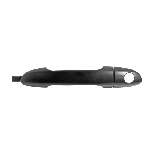 [012-3504-01] MANIJA EXTERIOR KI SPECTRA 05-09  CON HOYO PARA LLAVE LISA NEGRA PLASTICO HUSHAN Izquierdo Delantera  