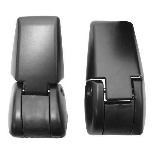 [107071] BISAGRA DE PUERTA LC AVIATOR 03-05  JUEGO NEGRA METAL Derecho/Izquierdo  5ta puerta Vidrio