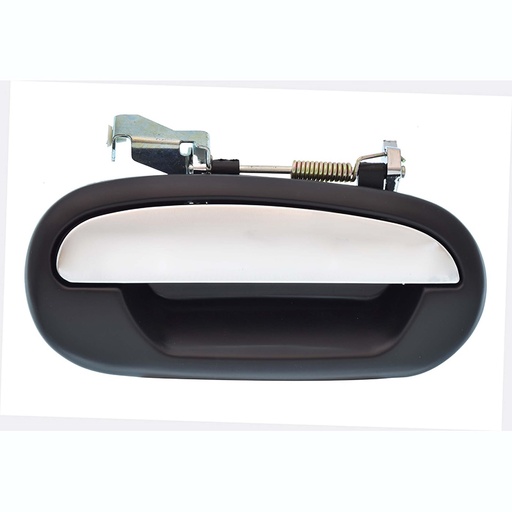 [012-1805-00] MANIJA EXTERIOR LC NAVIGATOR 98-02  SIN HOYO PARA LLAVE LISA PARA PINTAR NEGRA/CROMO PLASTICO HUSHAN Derecho Delantera  