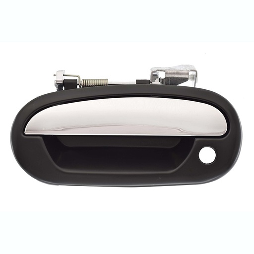 [012-1805-01] MANIJA EXTERIOR LC NAVIGATOR 98-02  CON HOYO PARA LLAVE LISA PARA PINTAR NEGRA/CROMO PLASTICO HUSHAN Izquierdo Delantera  