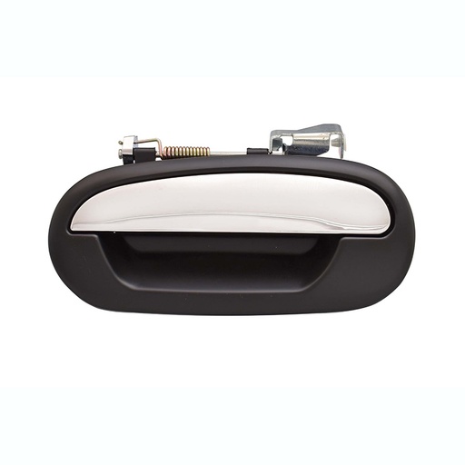 [012-1805-03] MANIJA EXTERIOR LC NAVIGATOR 98-02  LISA PARA PINTAR NEGRA/CROMO PLASTICO HUSHAN Izquierdo Trasera  