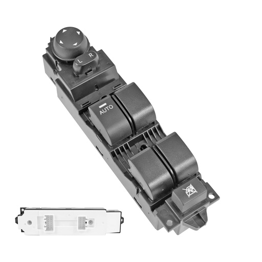 [222-1901-03] CONTROL ELECTRICO MZ 3 10-13  DE ELEVADOR 26 PINS 5 TECLAS NEGRO 12VCC MANIJAUTO Izquierdo Delantera  